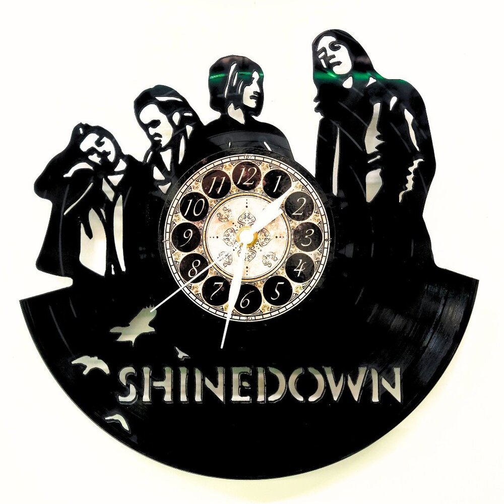 SHINEDOWN vinyl record clock - Picture 1 of 4
